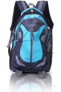 Suntop Neo 9 26 L Medium Backpack(Grey and Sky Blue Checks, Size - 460)